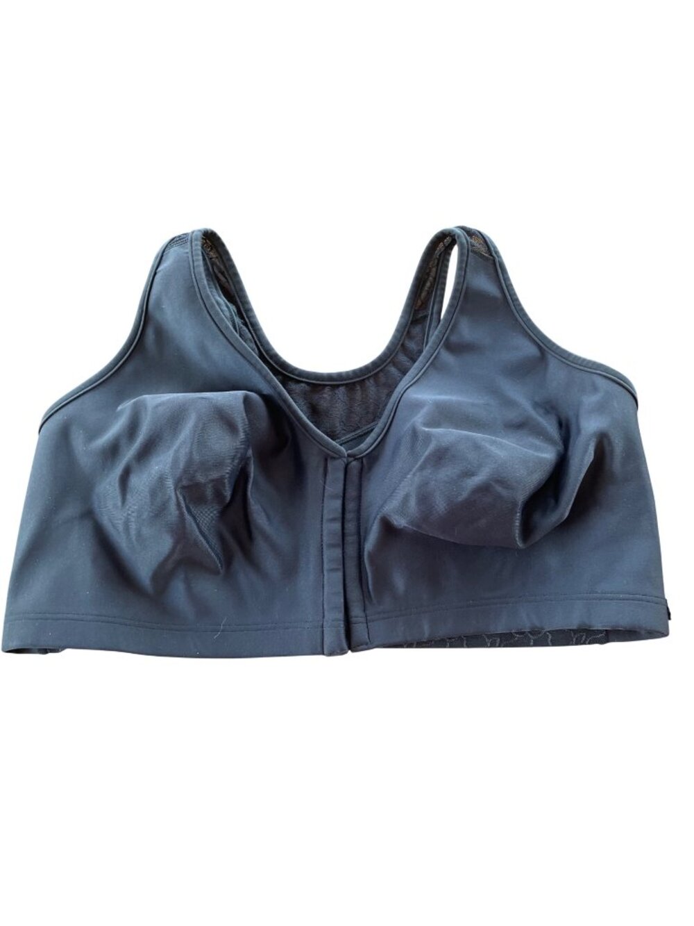 Curvation Lightweight Front Close Wireless Bra Black Sz 42D 5304300